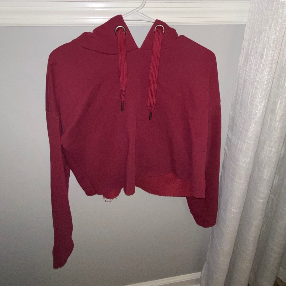 Red Crop top jacket
